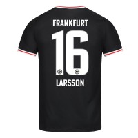 Eintracht Frankfurt Hugo Larsson #16 Replica Away Shirt 2023-24 Short Sleeve